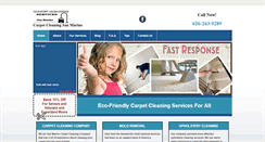 Desktop Screenshot of carpetcleaningsanmarino.com