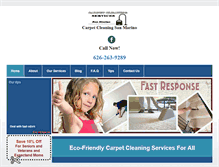 Tablet Screenshot of carpetcleaningsanmarino.com